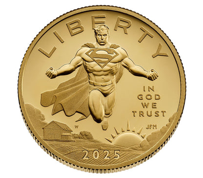 Comic Art 24-Karat Gold Proof Coin – Superman™