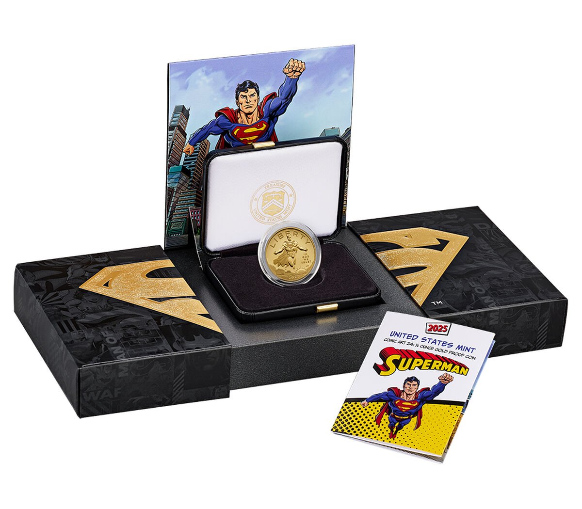 Comic Art 24-Karat Gold Proof Coin – Superman™