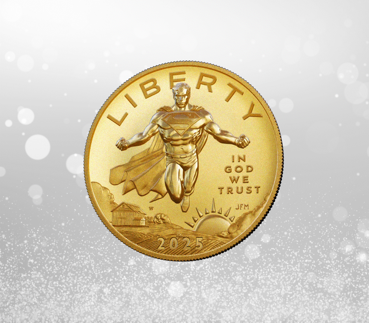 Comic Art 24-Karat Gold Proof Coin – Superman™