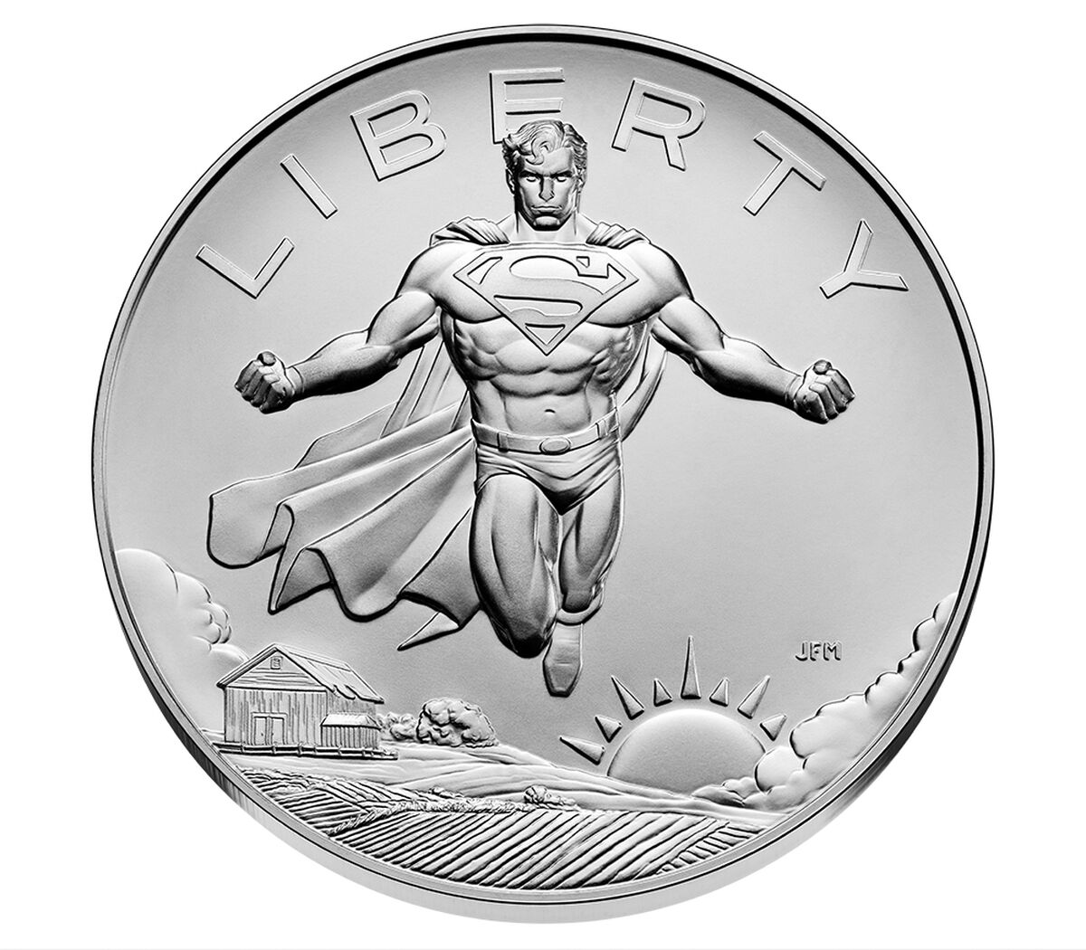 2025 - Comic Art One Ounce Silver Medal – Superman™