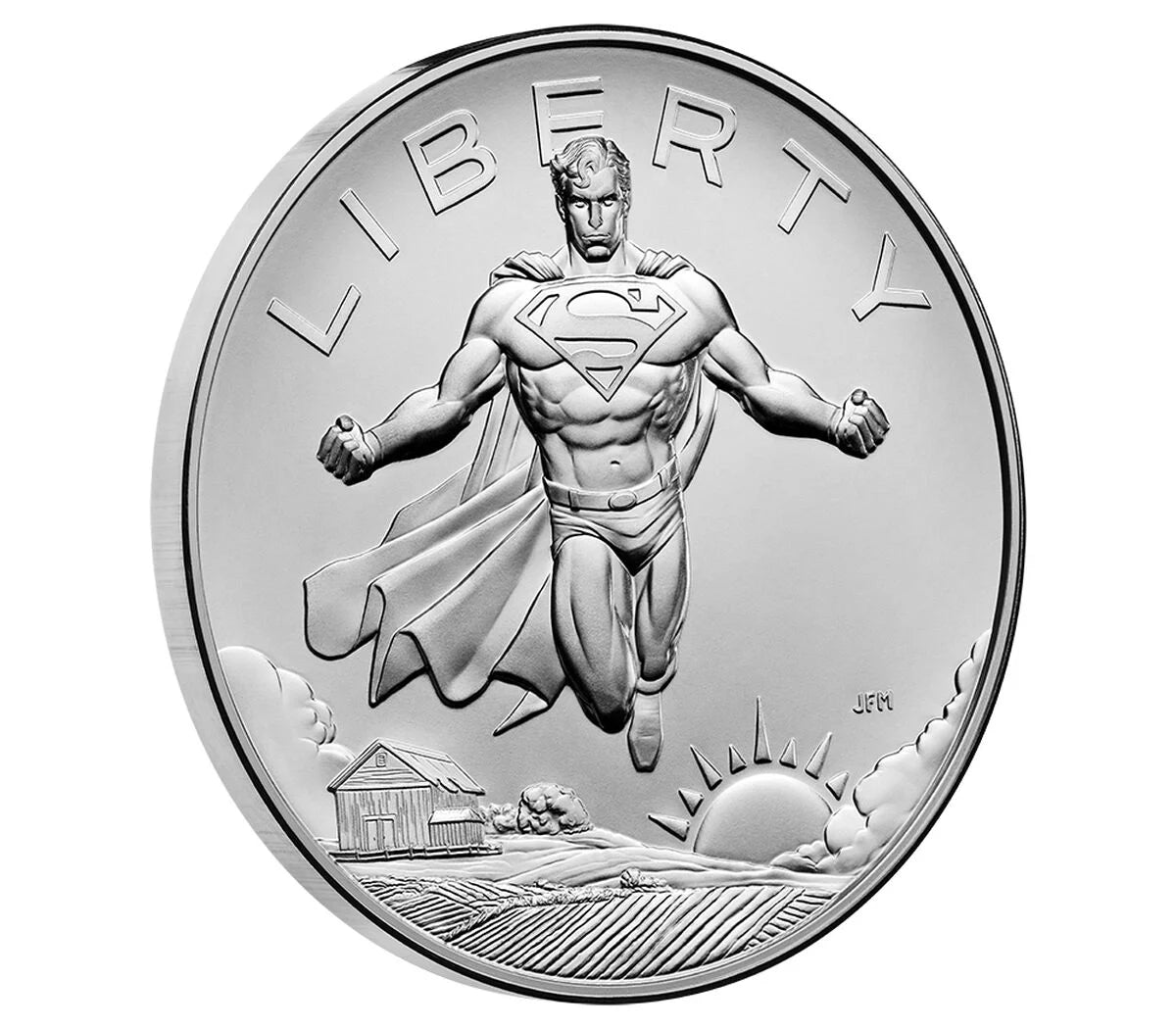 2025 - Comic Art One Ounce Silver Medal – Superman™