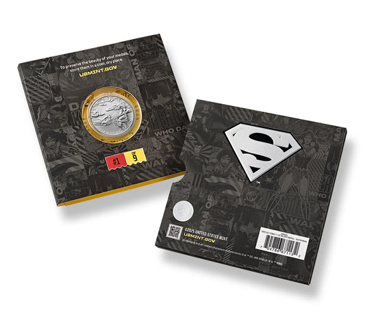 2025 - Comic Art One Ounce Silver Medal – Superman™