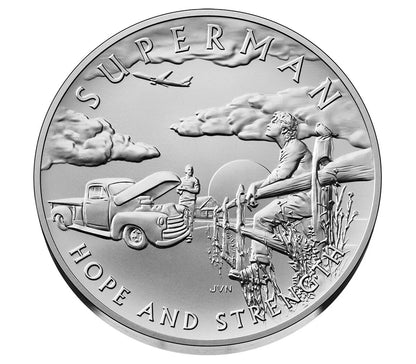 Comic Art 2.5 Ounce Silver Medal – Superman™