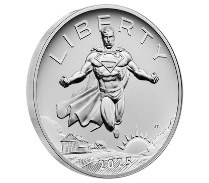 Comic Art 2.5 Ounce Silver Medal – Superman™