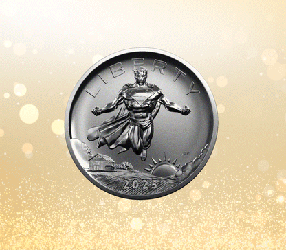 Comic Art 2.5 Ounce Silver Medal – Superman™