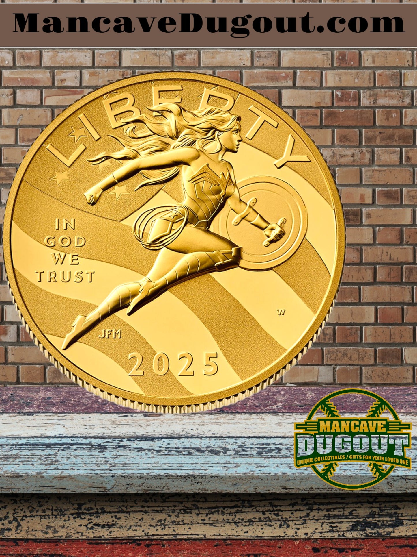 2025 - Comic Art 24-Karat Gold Proof Coin – Wonder Woman™