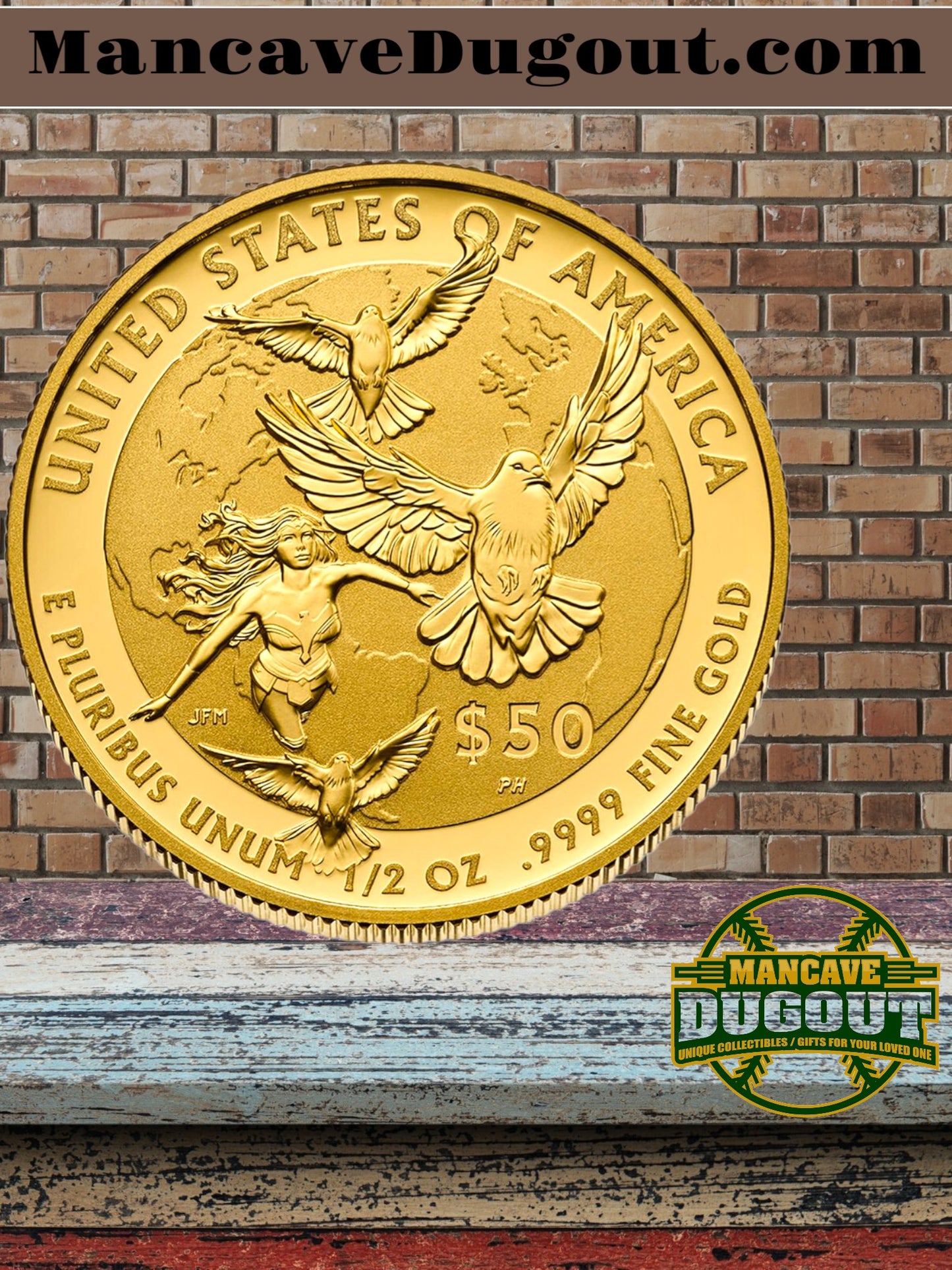 2025 - Comic Art 24-Karat Gold Proof Coin – Wonder Woman™