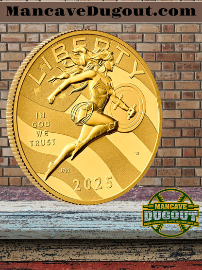 2025 - Comic Art 24-Karat Gold Proof Coin – Wonder Woman™