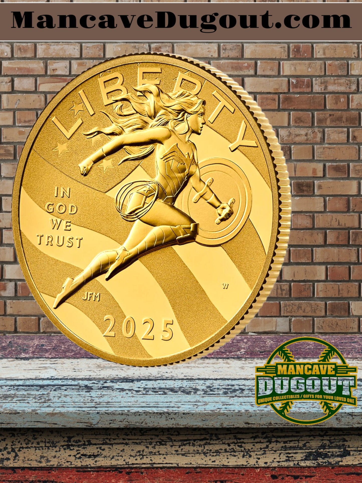 2025 - Comic Art 24-Karat Gold Proof Coin – Wonder Woman™