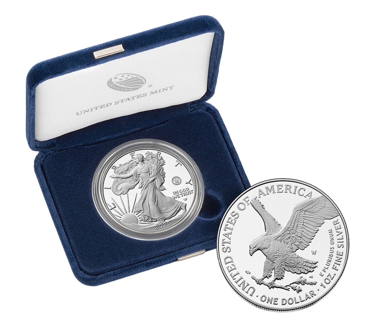 250th Anniversary US-Army American Eagle One Ounce Silver Proof Coin