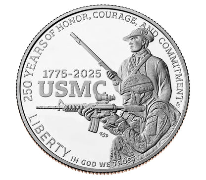 2025 U.S. Marine Corps 250th Anniversary Proof Half Dollar