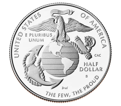 2025 U.S. Marine Corps 250th Anniversary Proof Half Dollar