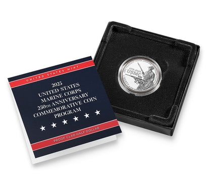 2025 U.S. Marine Corps 250th Anniversary Proof Half Dollar
