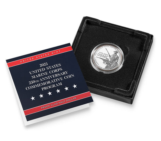 2025 U.S. Marine Corps 250th Anniversary Proof Half Dollar