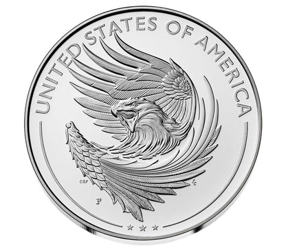 2025 American Liberty Silver Medal Proof (25DB) w/ OGP Box & COA