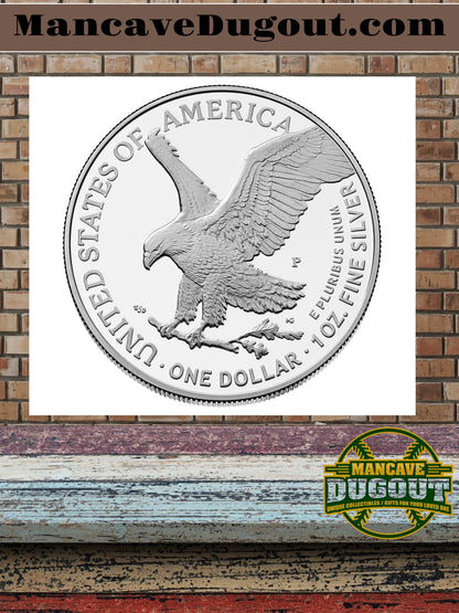 2025 - 250th Anniversary United States Marine Corps American Eagle One Ounce Silver Proof Coin