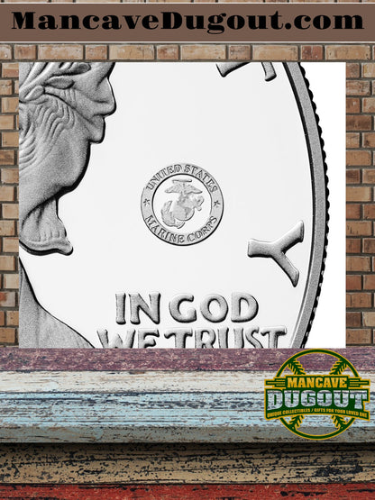2025 - 250th Anniversary United States Marine Corps American Eagle One Ounce Silver Proof Coin