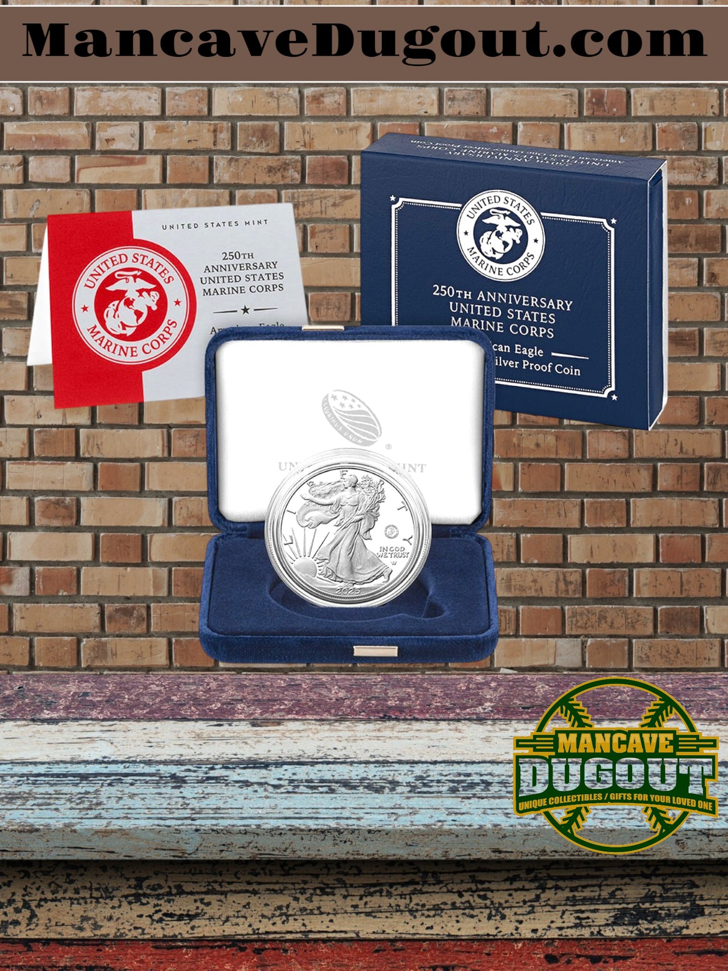 2025 - 250th Anniversary United States Marine Corps American Eagle One Ounce Silver Proof Coin