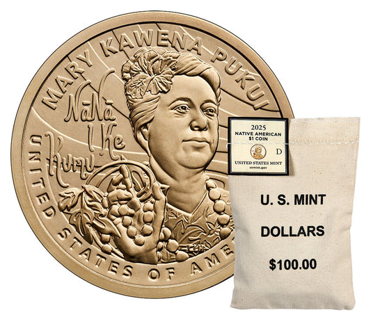 2025 Native American $1 Coin Bags – D