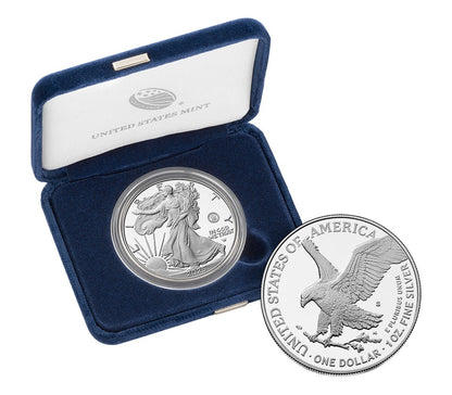 2025-250th Anniv. United States Navy American Eagle 1-Ounce Silver-w-OGP-COA