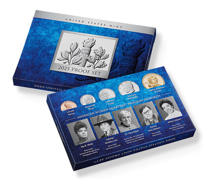 2025 S MINT PROOF SET-10 Proof Coins in Original Mint packaging w/COA