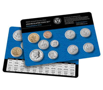 2025 - Uncirculated Coin Set - P and D