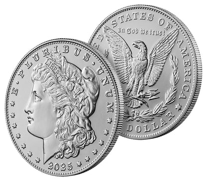 2025 Morgan Silver Dollar Uncirculated Coin – With OGP