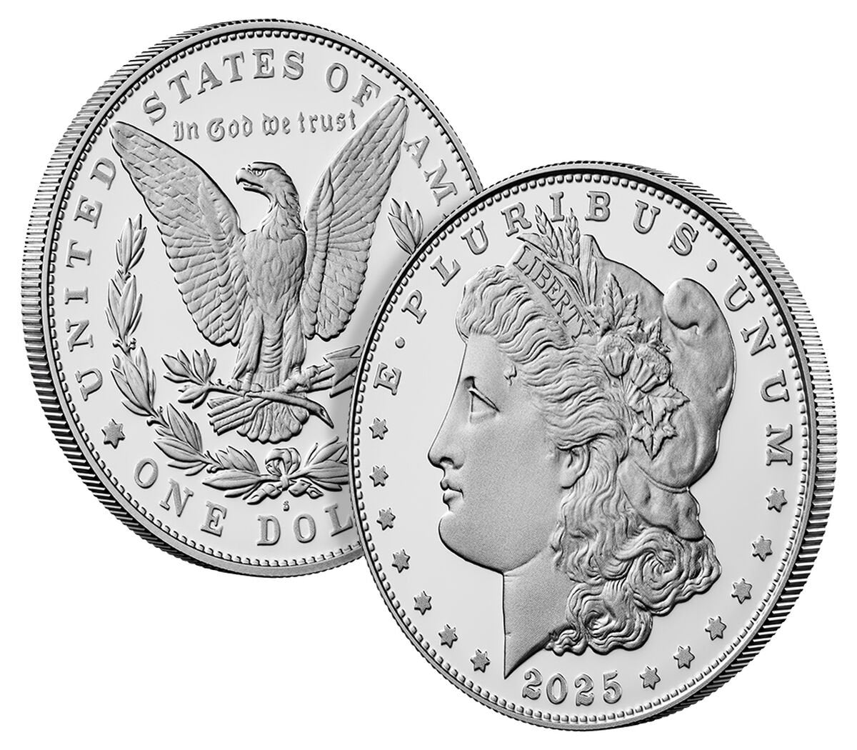 Morgan Silver Dollar 2025-S Proof Coin-OGP & COA