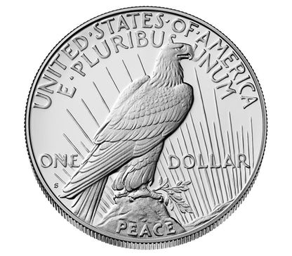 Peace Silver Dollar 2025-S Proof Coin-OGP & COA
