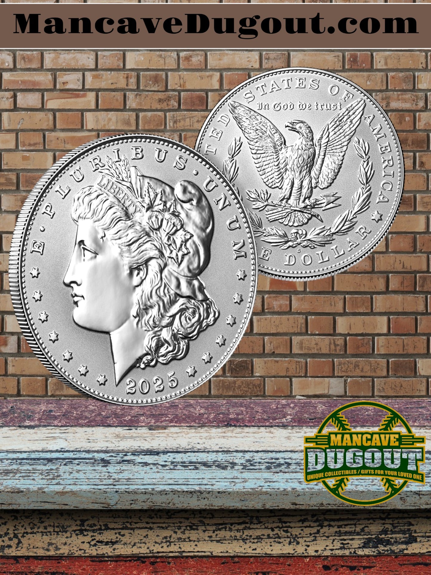 2025 Morgan and Peace Dollar Reverse Proof Two-Coin Set