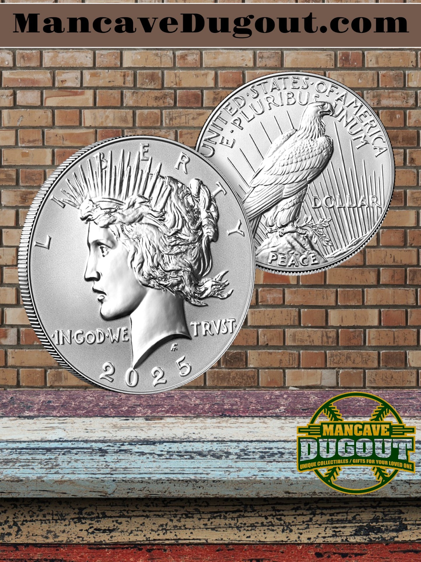 2025 Morgan and Peace Dollar Reverse Proof Two-Coin Set