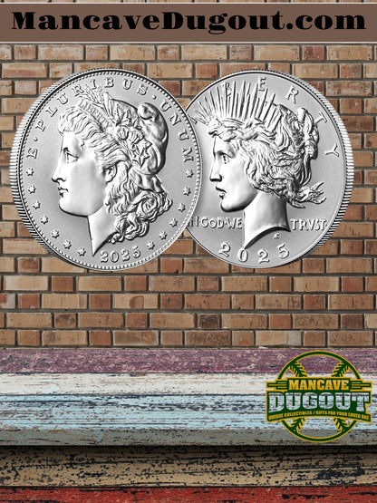 2025 Morgan and Peace Dollar Reverse Proof Two-Coin Set