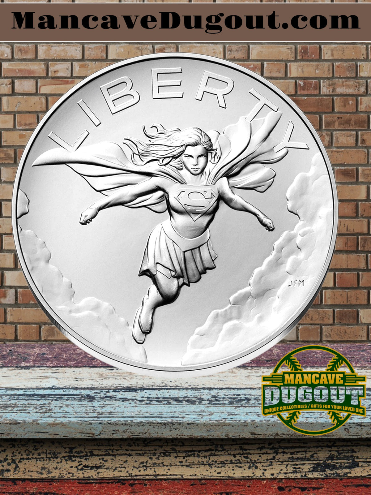 2026 Comic Art One Ounce Silver Medal – Supergirl™ - U.S. Mint • 1 oz .999 Fine Silver