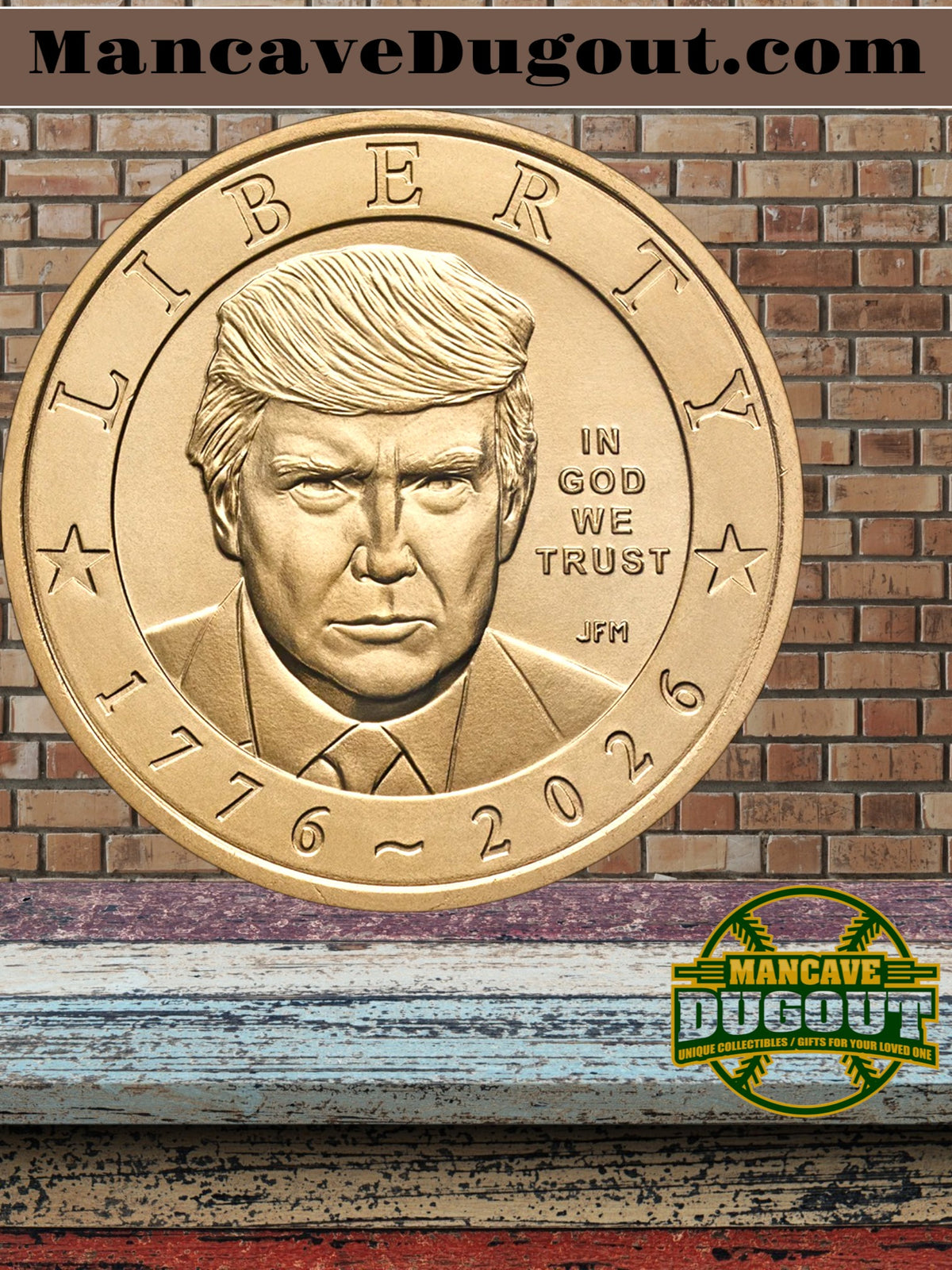 2026 Semiquincentennial President Donald J. Trump $1 Coin Bags - Official U.S. Mint • Original Mint Box • Unopened