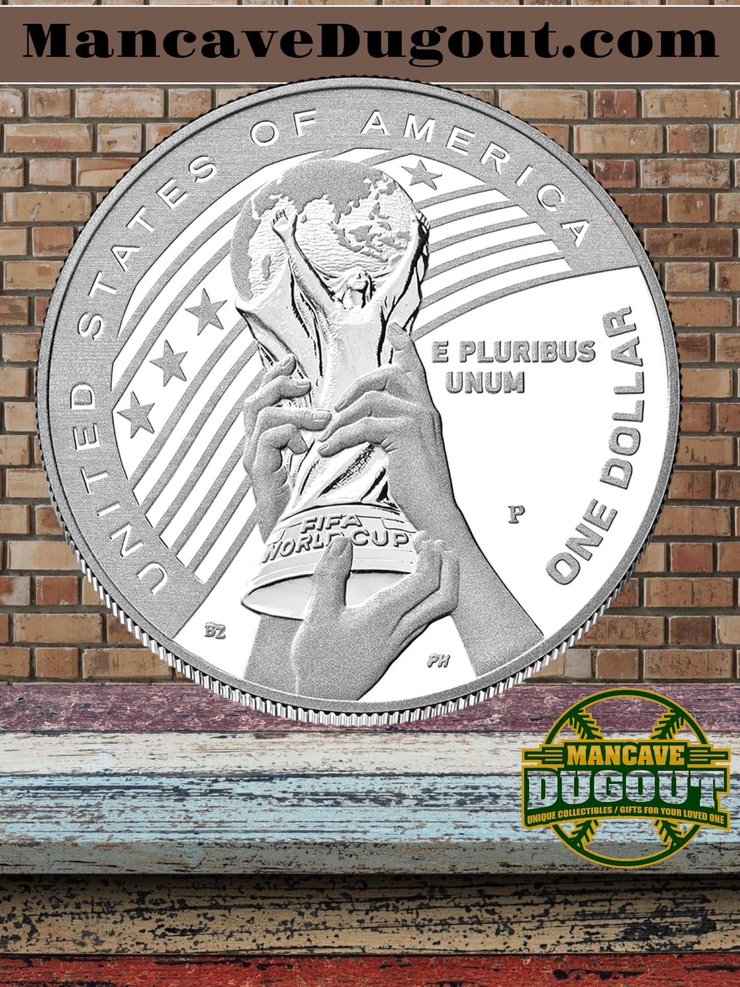 FIFA World Cup 2026™ Proof Silver Dollar (Philadelphia Mint) - Official U.S. Mint Commemorative Issue — 99.9% Fine Silver