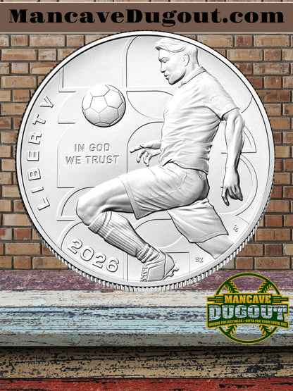 FIFA World Cup 2026™ Uncirculated Silver Dollar (P) - U.S. Mint Commemorative - 99.9% Fine Silver