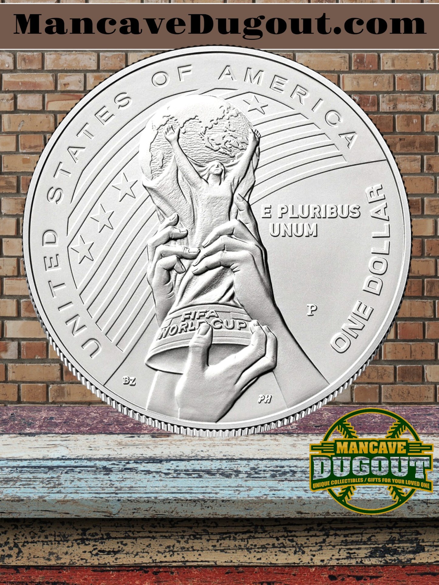 FIFA World Cup 2026™ Uncirculated Silver Dollar (P) - U.S. Mint Commemorative - 99.9% Fine Silver