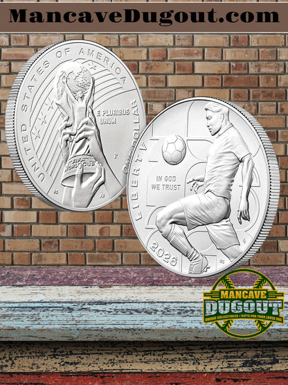 FIFA World Cup 2026™ Uncirculated Silver Dollar (P) - U.S. Mint Commemorative - 99.9% Fine Silver