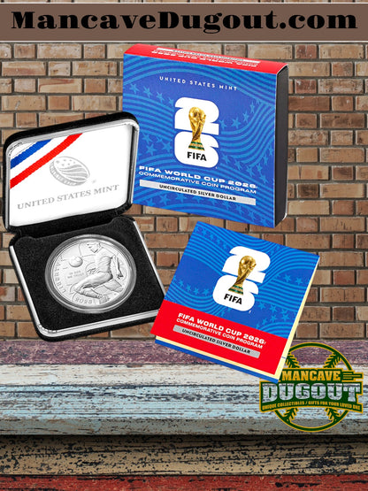 FIFA World Cup 2026™ Uncirculated Silver Dollar (P) - U.S. Mint Commemorative - 99.9% Fine Silver