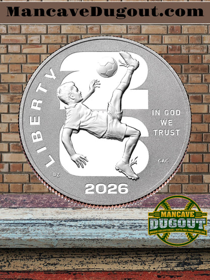 FIFA World Cup 2026™ Proof Half Dollar (Philadelphia Mint) - Official U.S. Mint Commemorative Issue