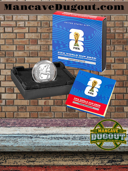 FIFA World Cup 2026™ Proof Half Dollar (Philadelphia Mint) - Official U.S. Mint Commemorative Issue