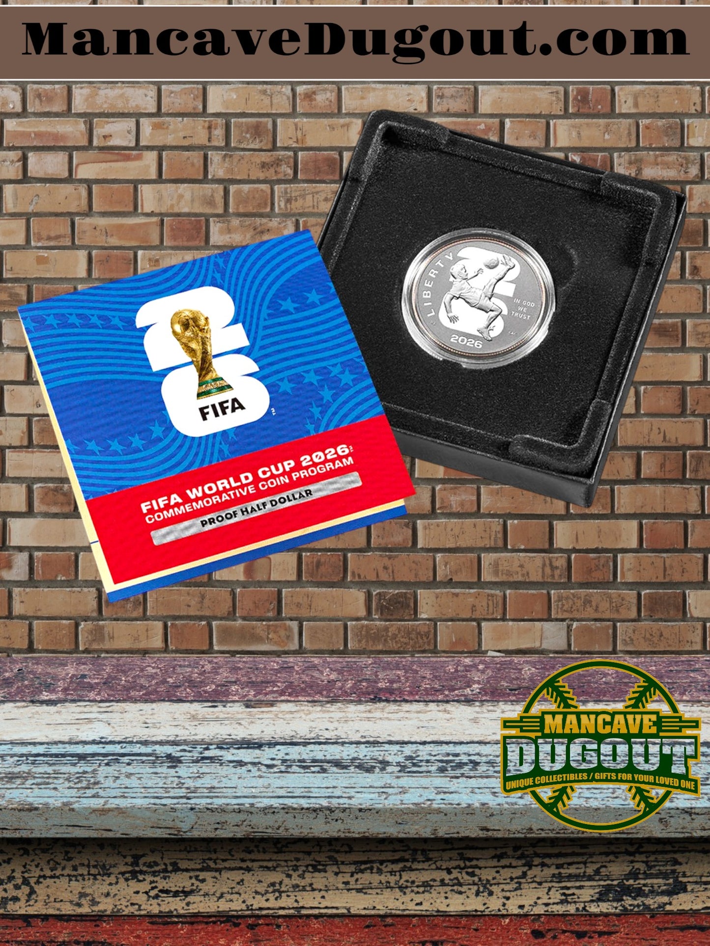 FIFA World Cup 2026™ Proof Half Dollar (Philadelphia Mint) - Official U.S. Mint Commemorative Issue