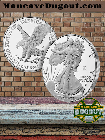 2026 American Eagle One Ounce Silver Proof Coin – U.S. Mint Premium Release – Semiquincentennial Privy Mark