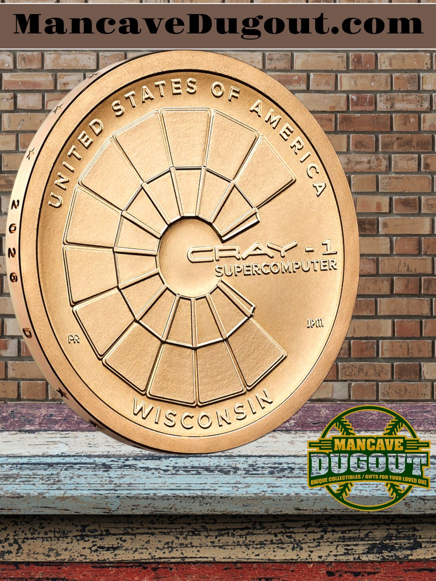 American Innovation $1 Coin Bags™ honoring innovation in Wisconsin - 100-coin bag - D