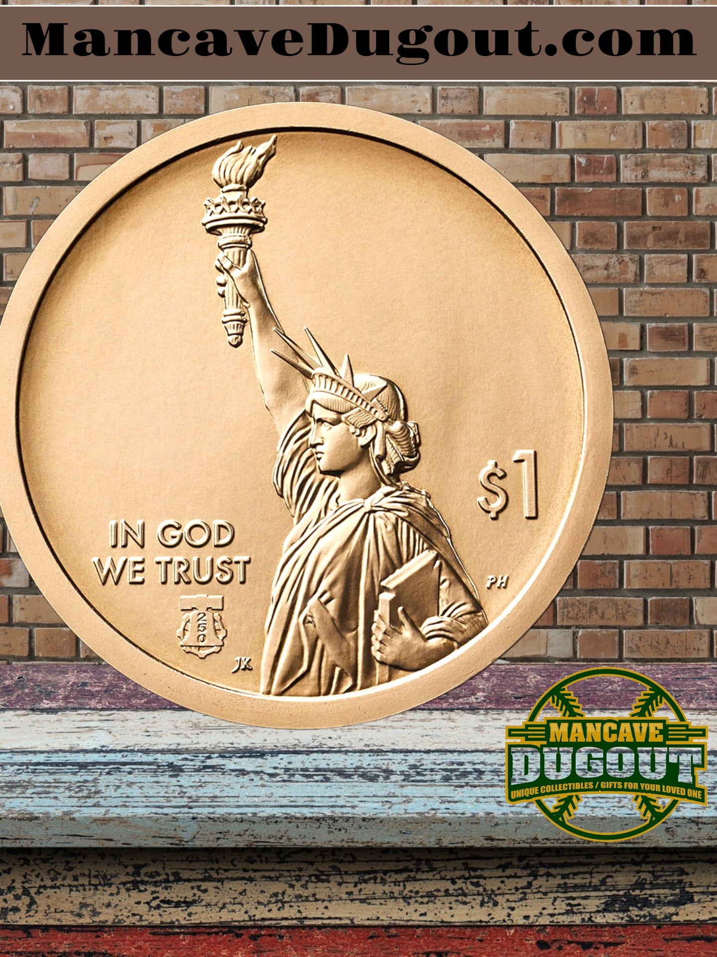 American Innovation $1 Coin Bags™ honoring innovation in Wisconsin - 100-coin bag - D