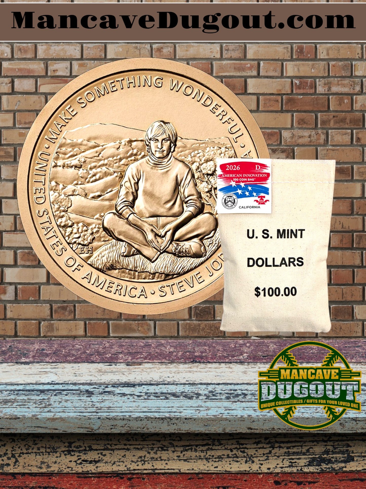 2026 American Innovation $1 Coin Bag – California – Strike Type (D)