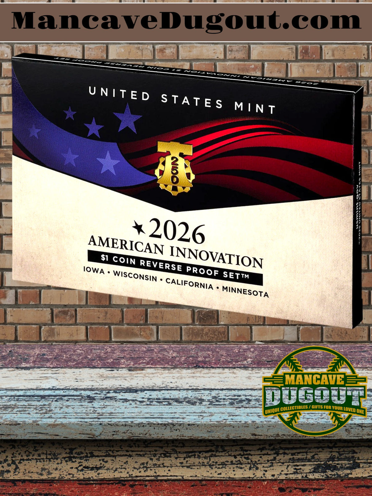 2026 American Innovation $1 Coin Reverse Proof Set - San Francisco Mint • Reverse Proof Finish • New from U.S. Mint