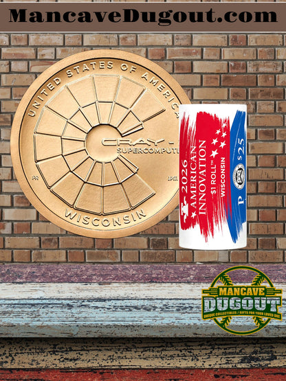 American Innovation $1 Coin Rolls™ – Wisconsin (25-coin roll) - P