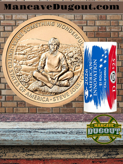 2026 American Innovation $1 Coin Roll – California – Denver Mint (D)