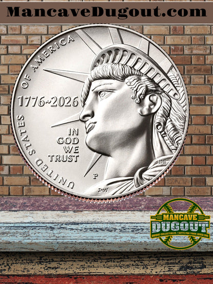 Semiquincentennial Half Dollar 2026 Rolls D and P - Enduring Liberty